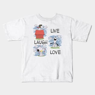 Live, laugh and love Kids T-Shirt